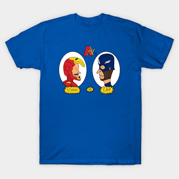 Stank Vs. Cap T-Shirt by pigboom